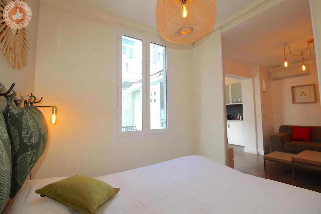 公寓 Alc - Jj481 - 9 Min Palais And Beaches 戛纳